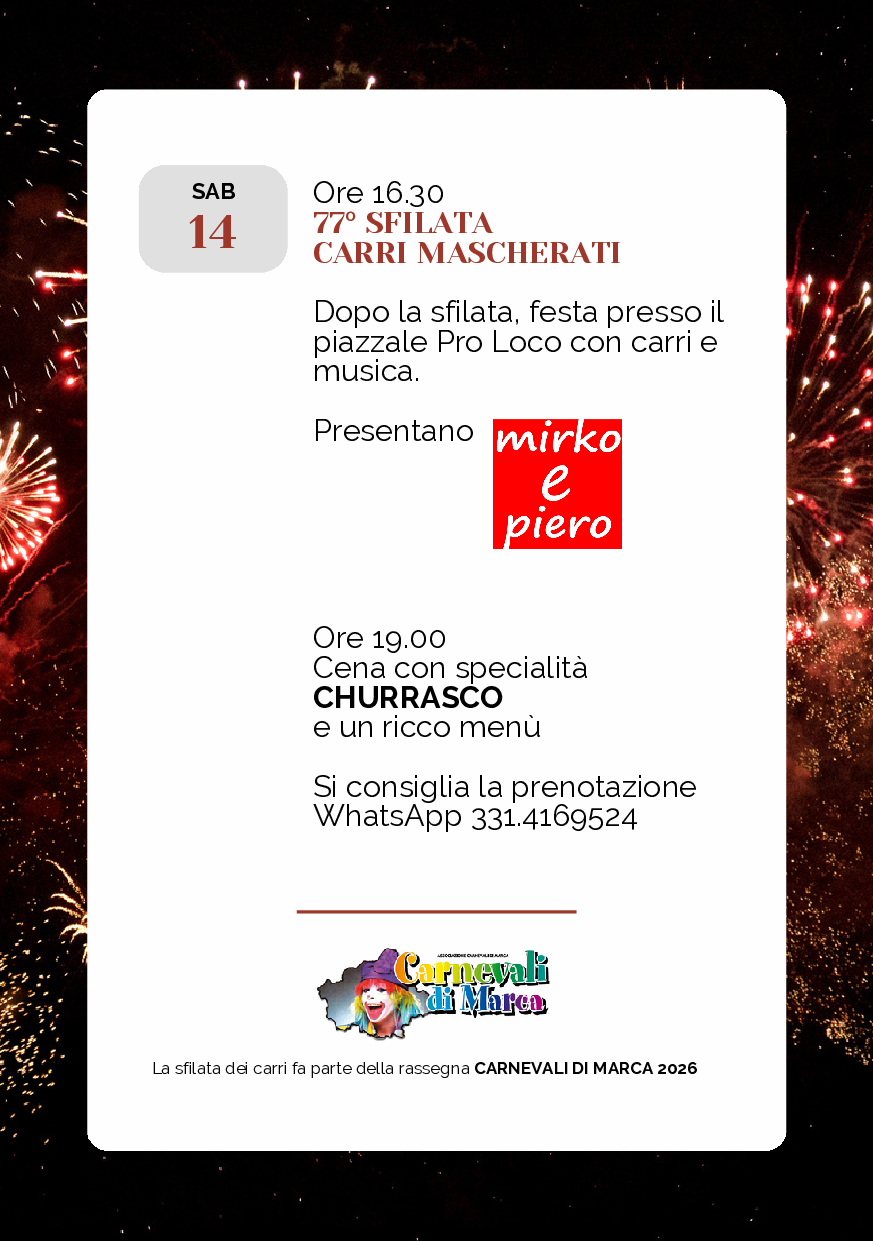 Programma San Valentino 2026