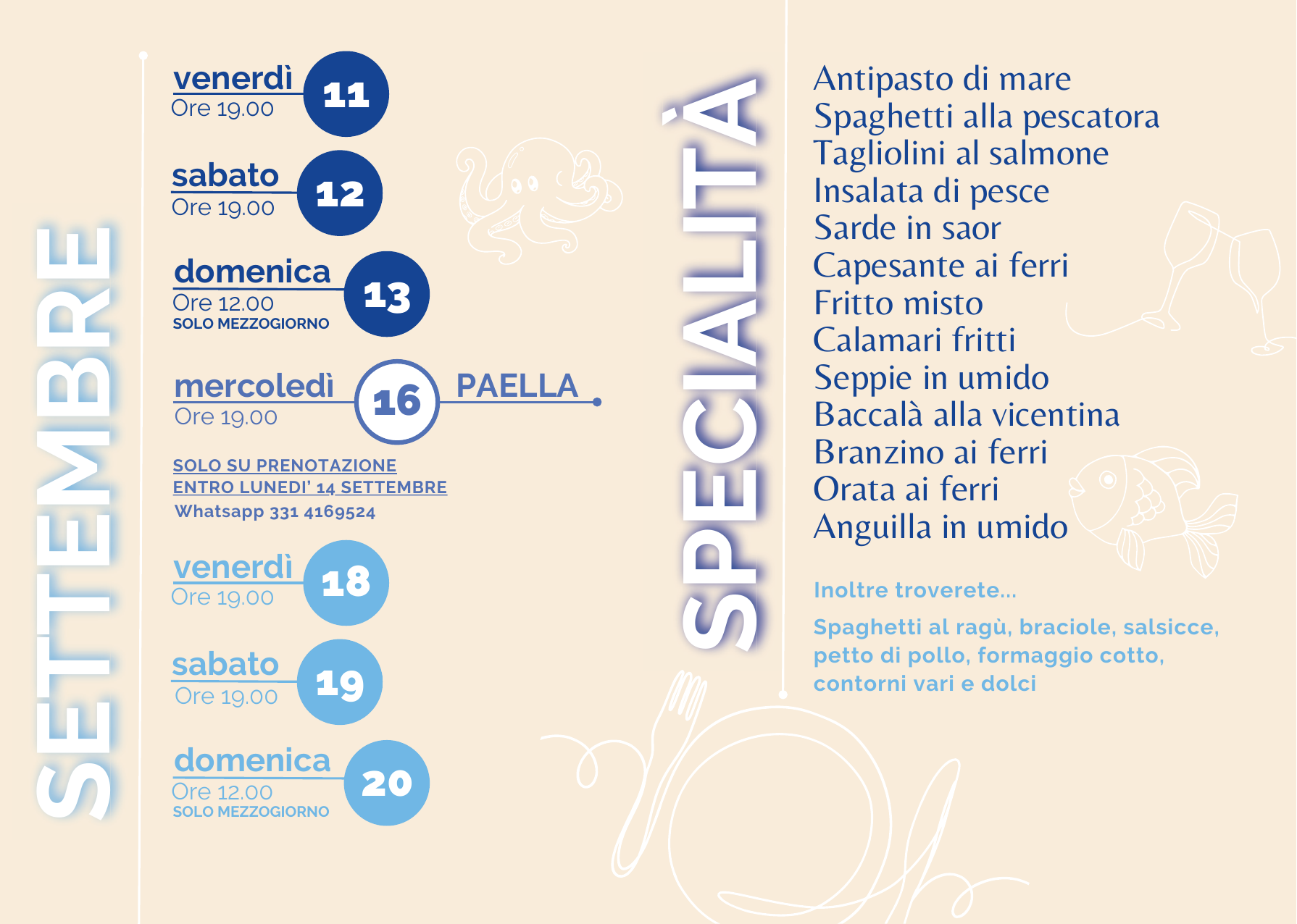 Programma Festa del Pesce 2026