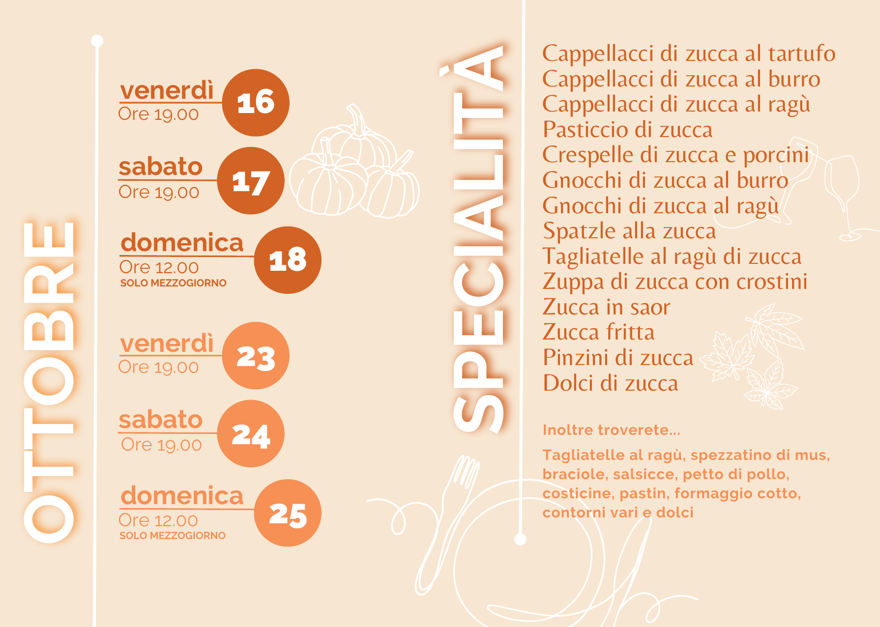 Programma Festa della Zucca 2026